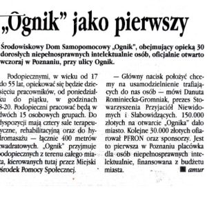 ŚDS jako pierwszy